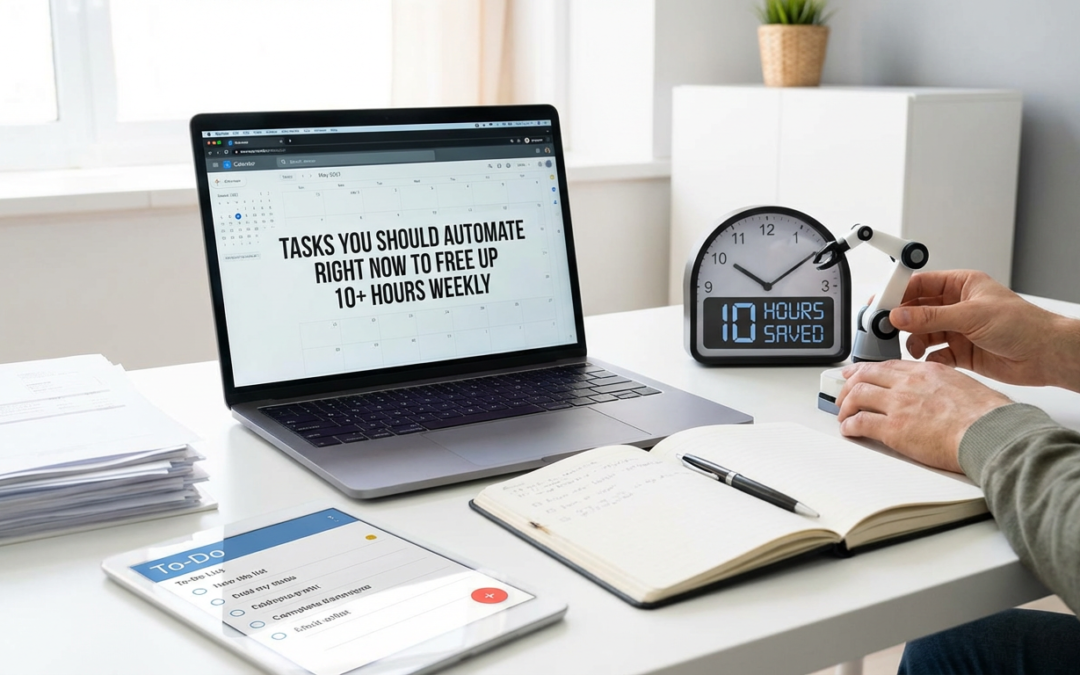 20 Future-Ready Tasks You Should Automate Right Now to Free Up 10+ Hours Weekly